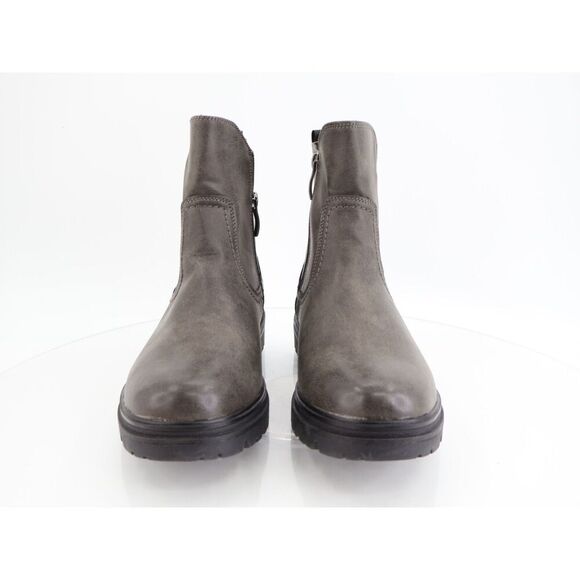 Spring Step Kaze Ankle Boots Womens 39 8.5 Gore-tex Grey Lug Sole Vegan Moto - Picture 3 of 12